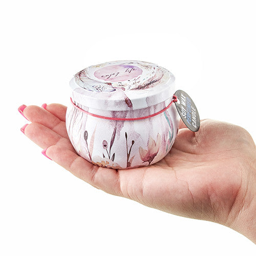 Art Tin Candle - Friendly Messages - Parma Violet