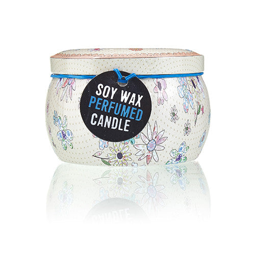 Art Tin Candle - Friendly Messages - Parma Violet