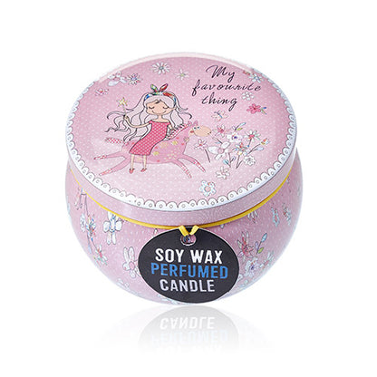 Art Tin Candle - Friendly Messages - Parma Violet