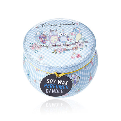 Art Tin Candle - Friendly Messages - Parma Violet