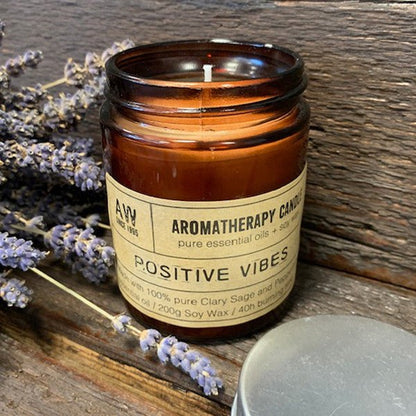 Aromatherapy Candle - Positive Vibes | Wellness Haven Store