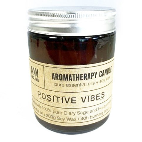 Aromatherapy Candle - Positive Vibes | Wellness Haven Store