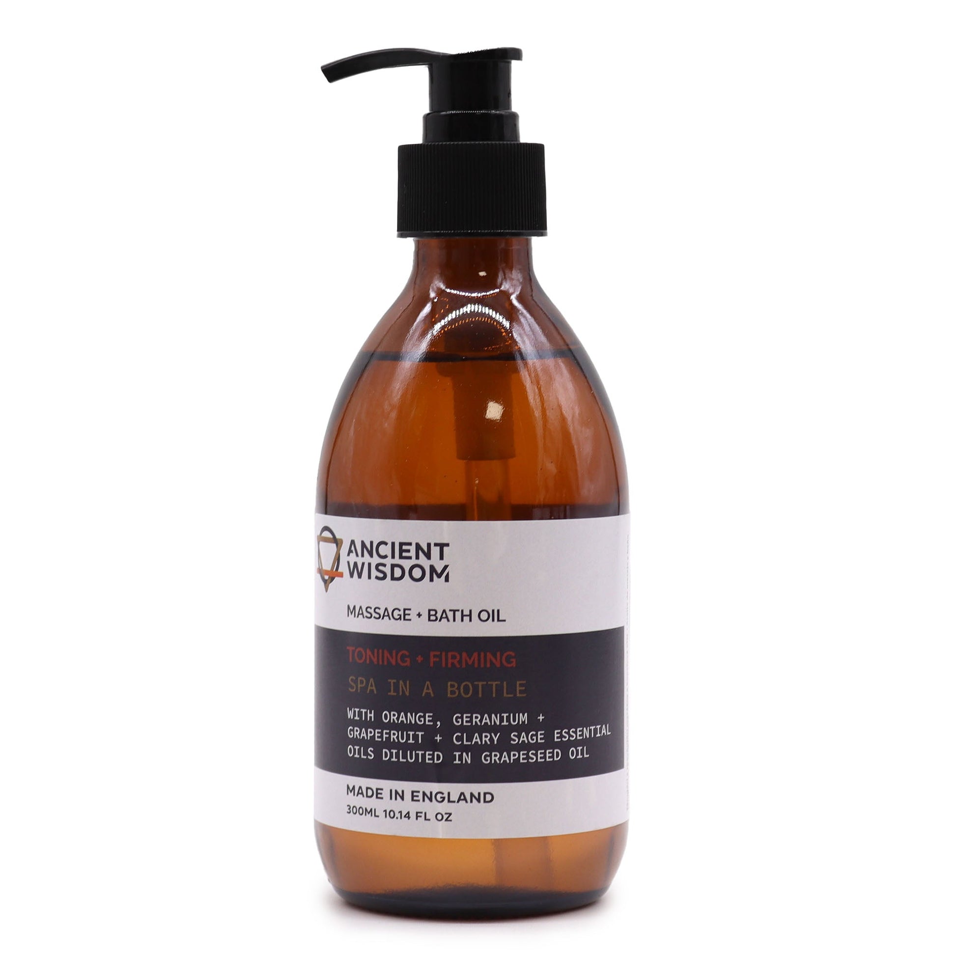 Aromatherapy Massage and Bath Oil - Toning & Firming 300ml | Wellness Haven Store