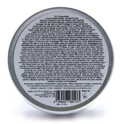 Aromatherapy Shea Body Butter 90g - Geranium | Wellness Haven Store