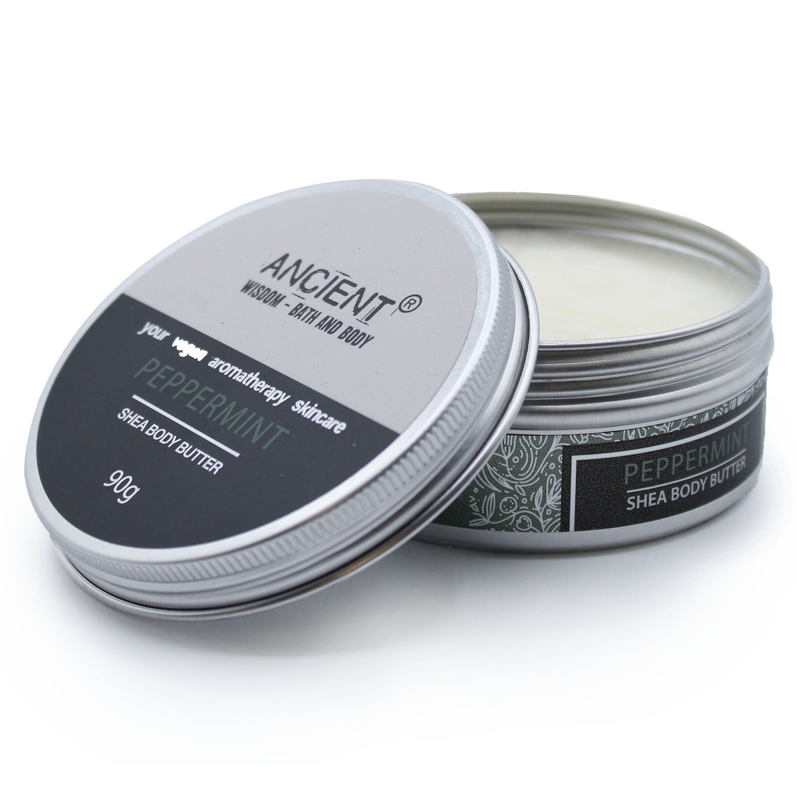 Aromatherapy Shea Body Butter 90g - Peppermint | Wellness Haven Store