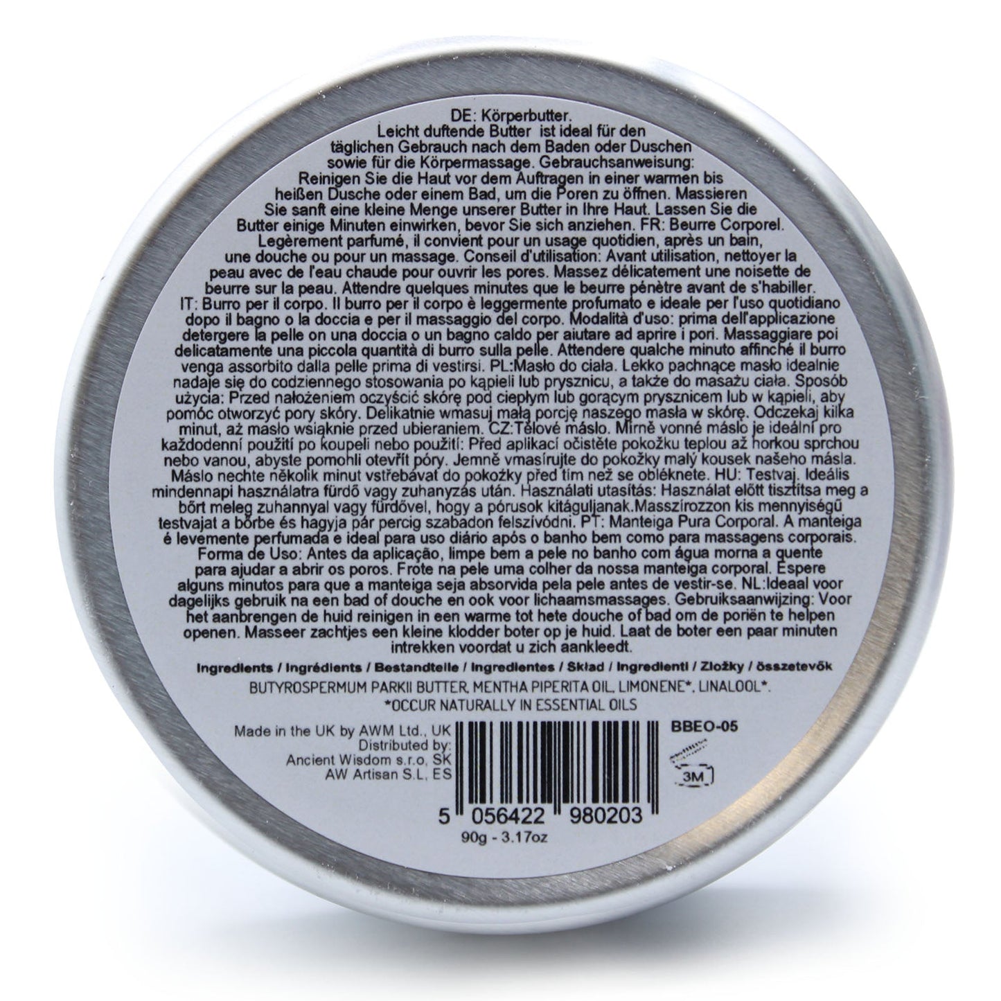 Aromatherapy Shea Body Butter 90g - Sandalwood | Wellness Haven Store