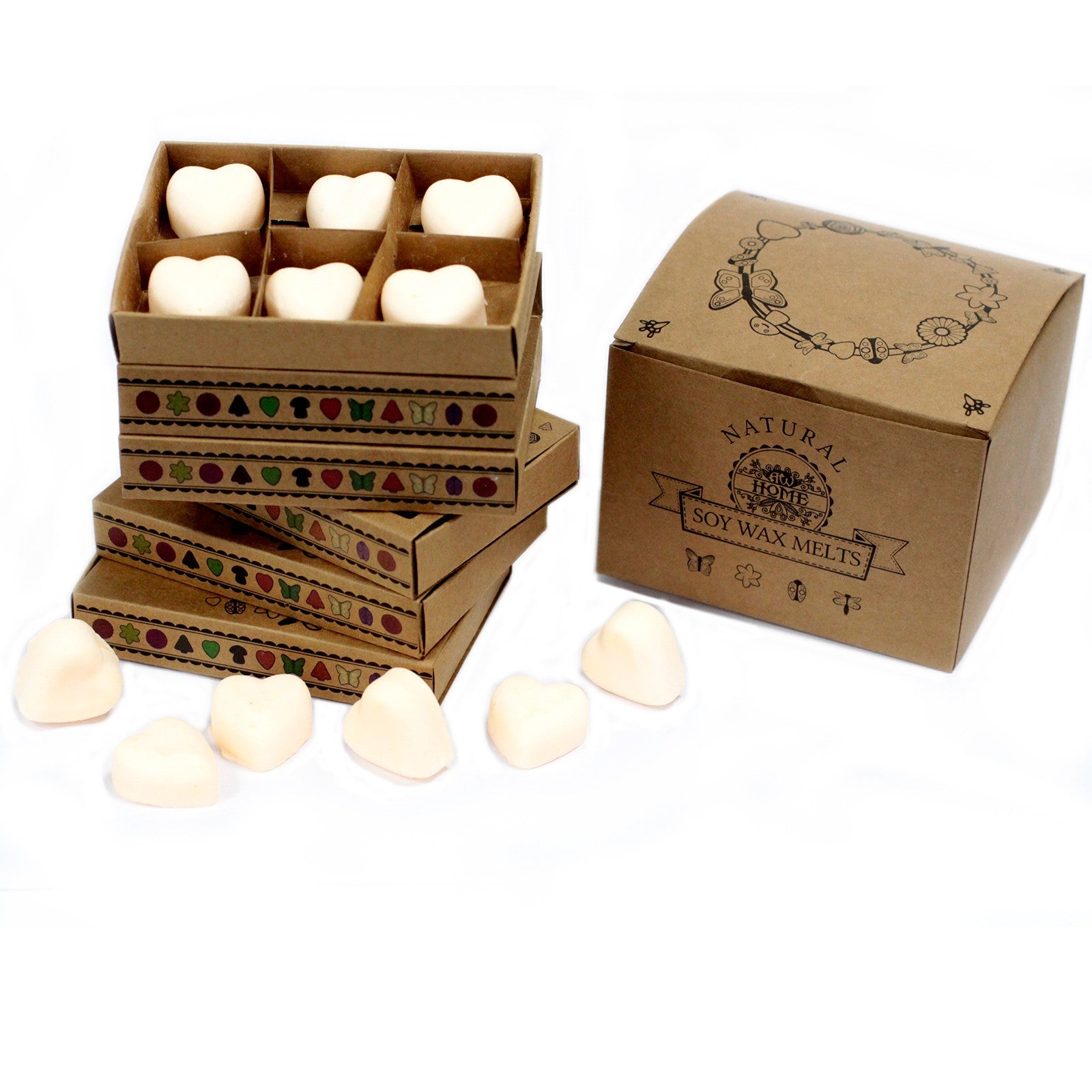 Box of 6 Natural Soy Wax Melts - Cinnamon & Orange | Wellness Haven Store