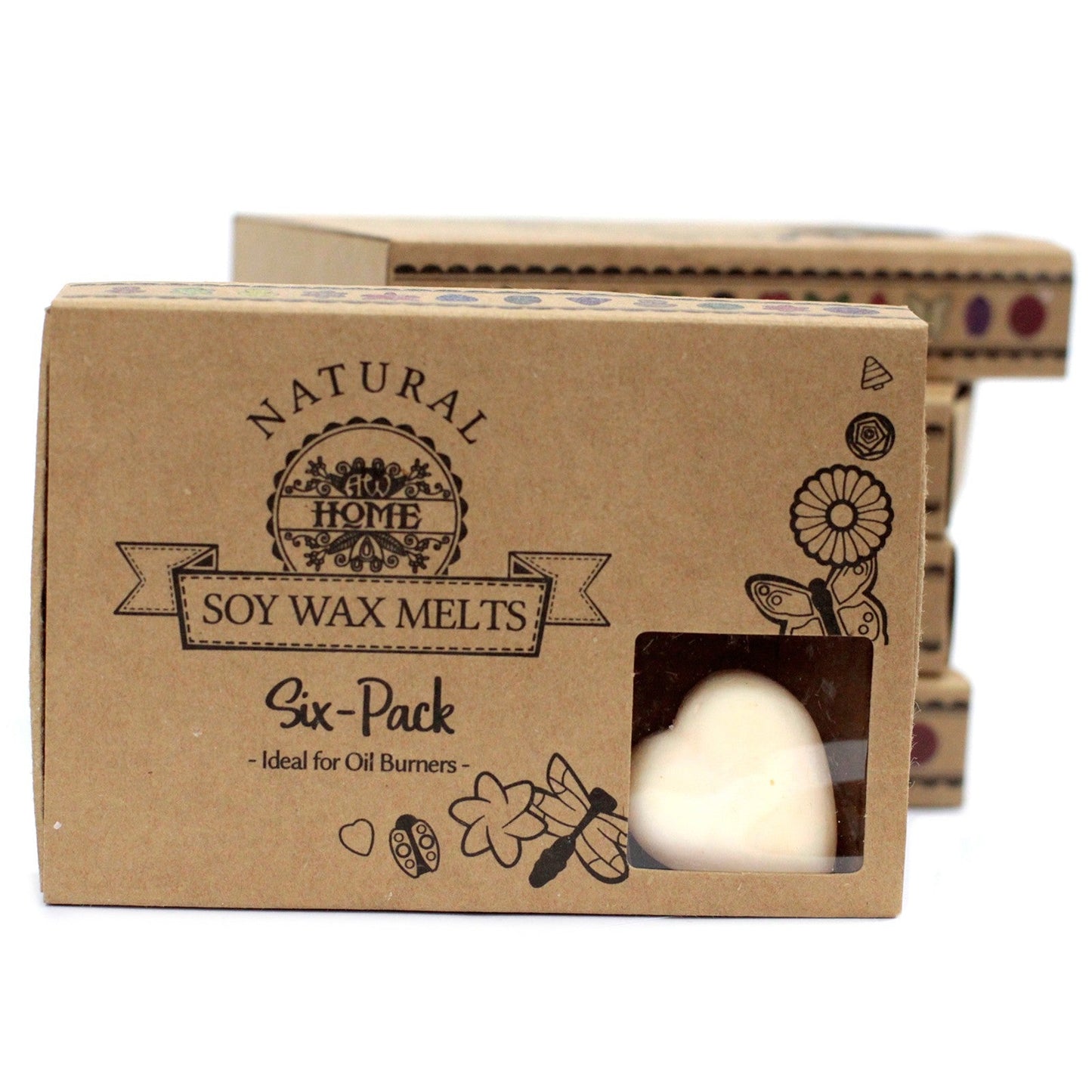 Box of 6 Natural Soy Wax Melts - Cinnamon & Orange | Wellness Haven Store