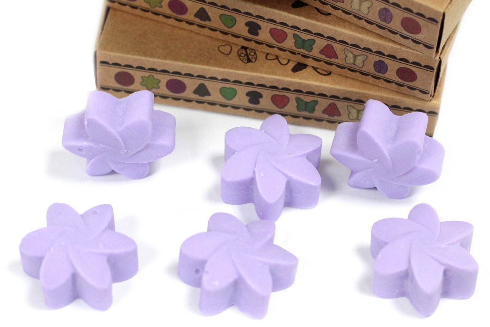 Box of 6 Natural Soy Wax Melts - Lavender Fields | Wellness Haven Store