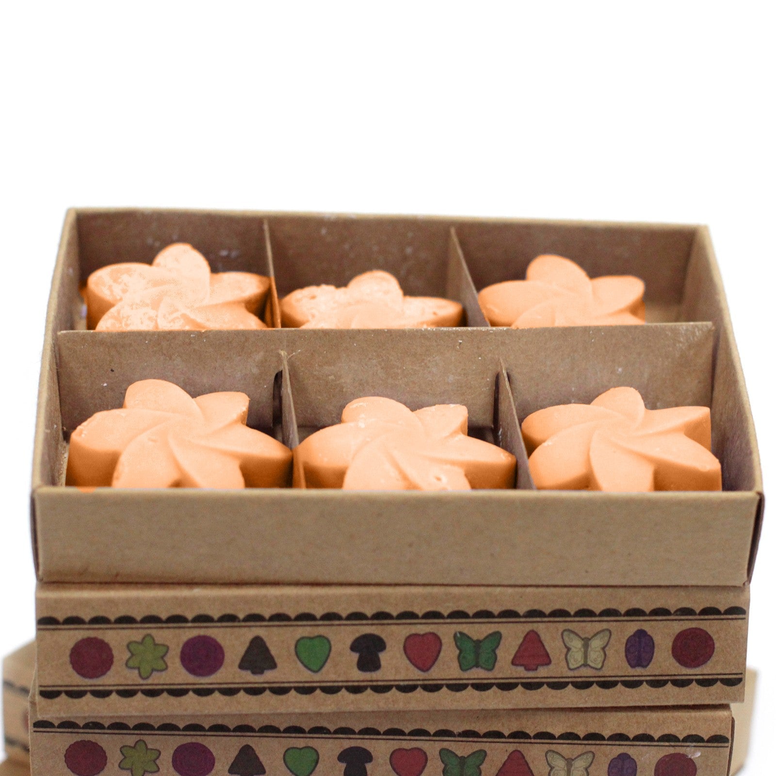 Box of 6 Natural Soy Wax Melts - Mango Fruits | Wellness Haven Store