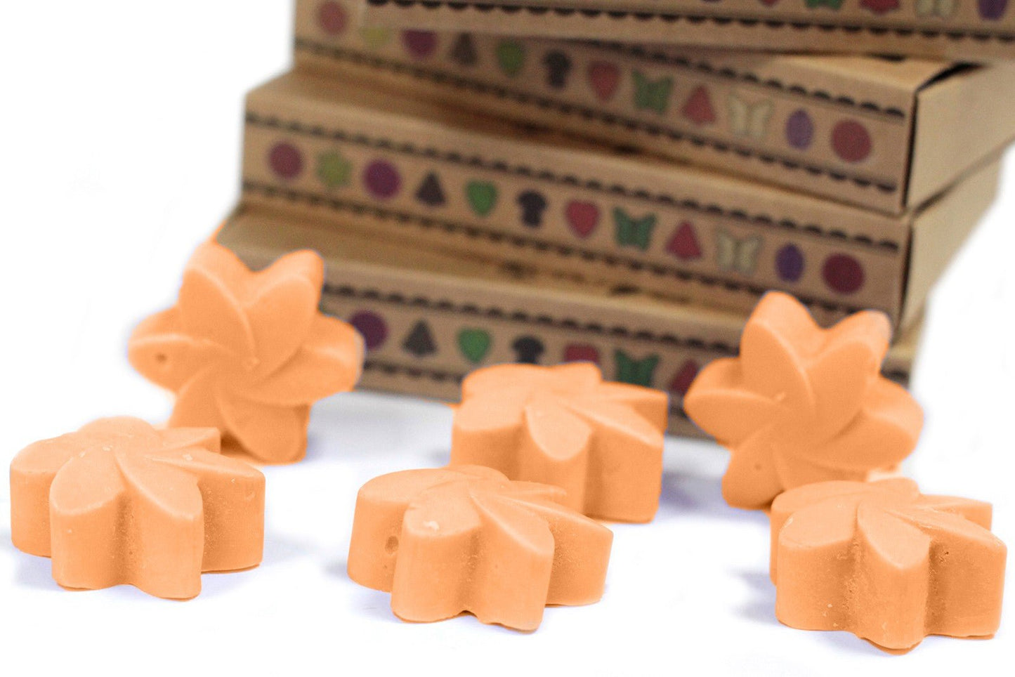 Box of 6 Natural Soy Wax Melts - Mango Fruits | Wellness Haven Store