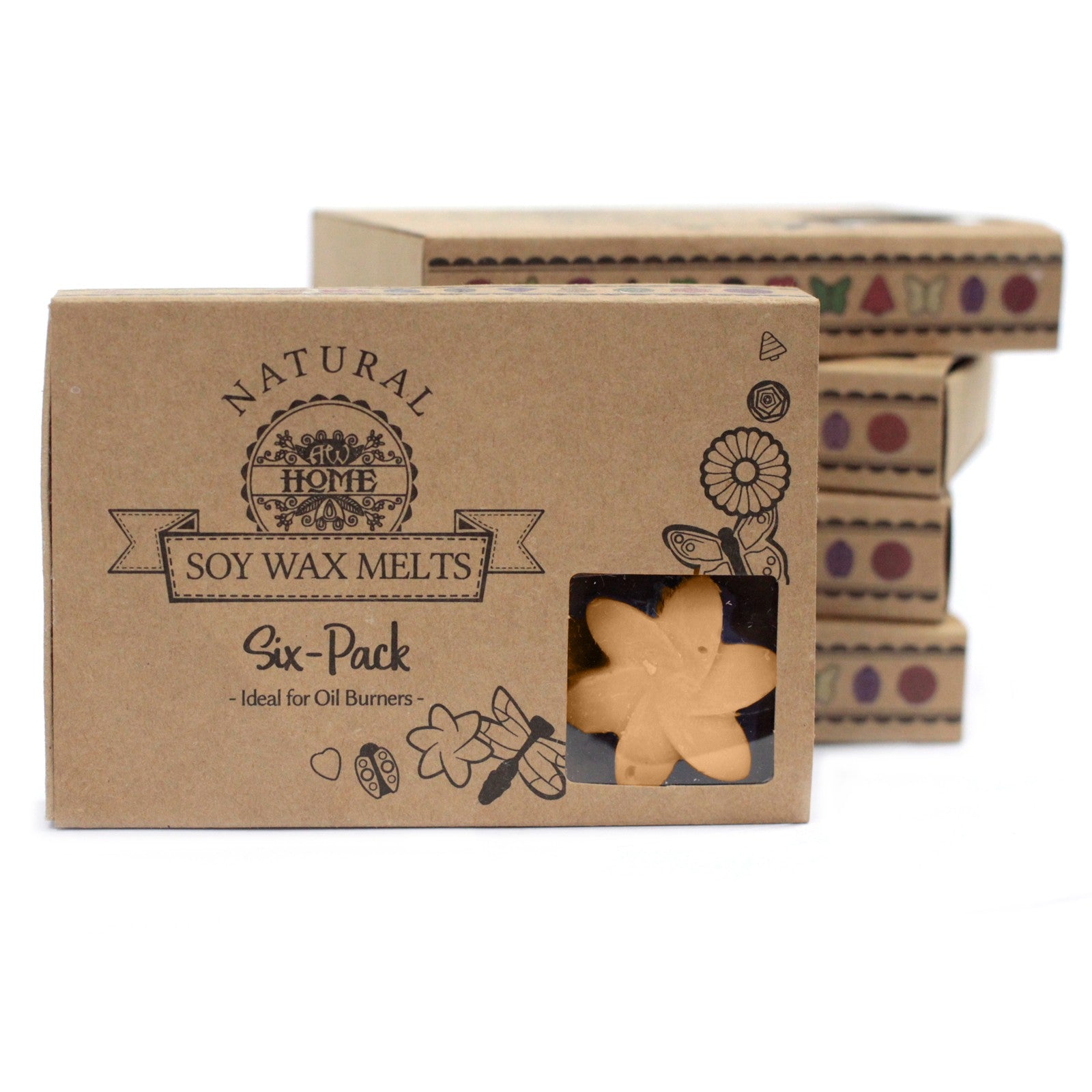 Box of 6 Natural Soy Wax Melts - Midnight Jasmine | Wellness Haven Store