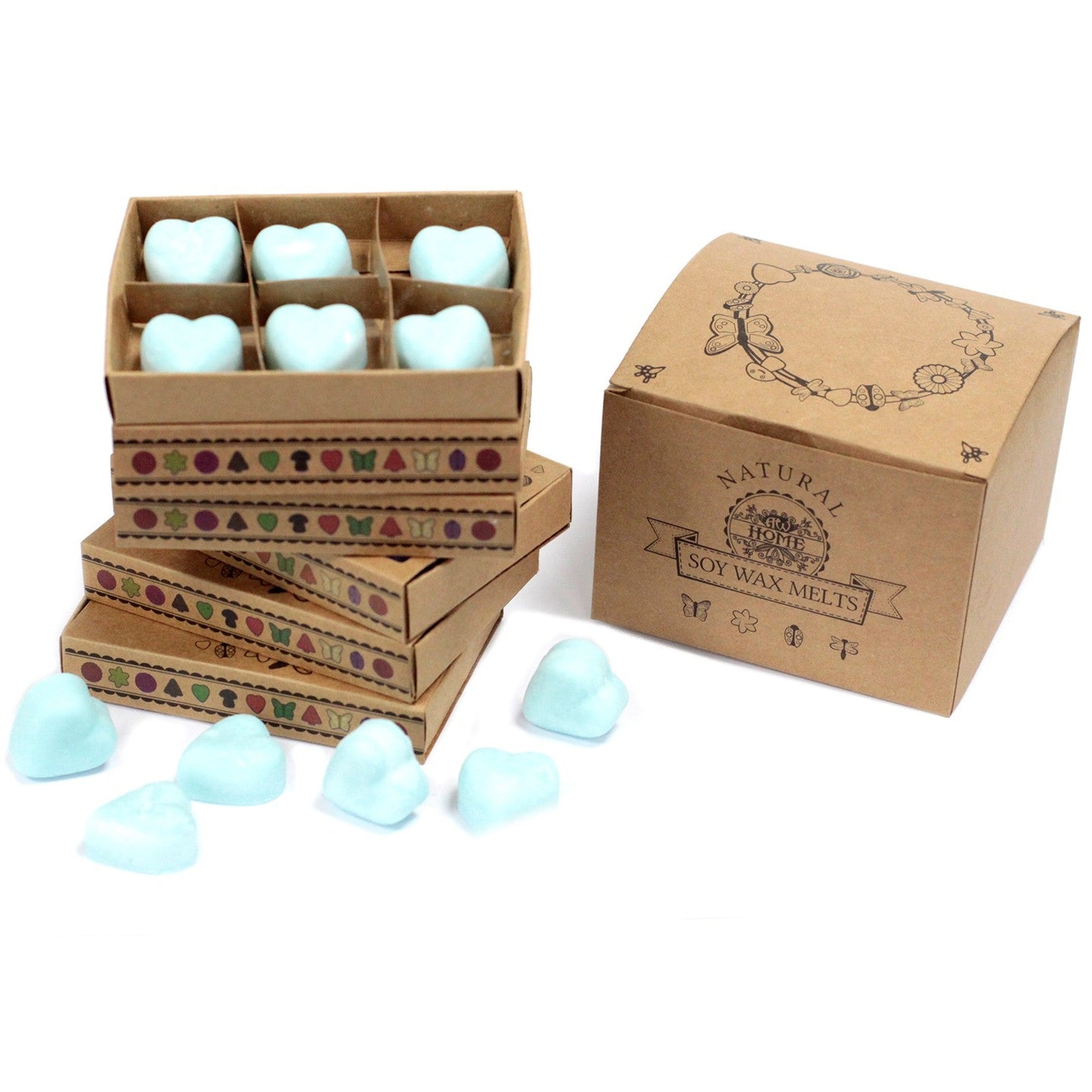 Box of 6 Natural Soy Wax Melts - Nagchampa | Wellness Haven Store