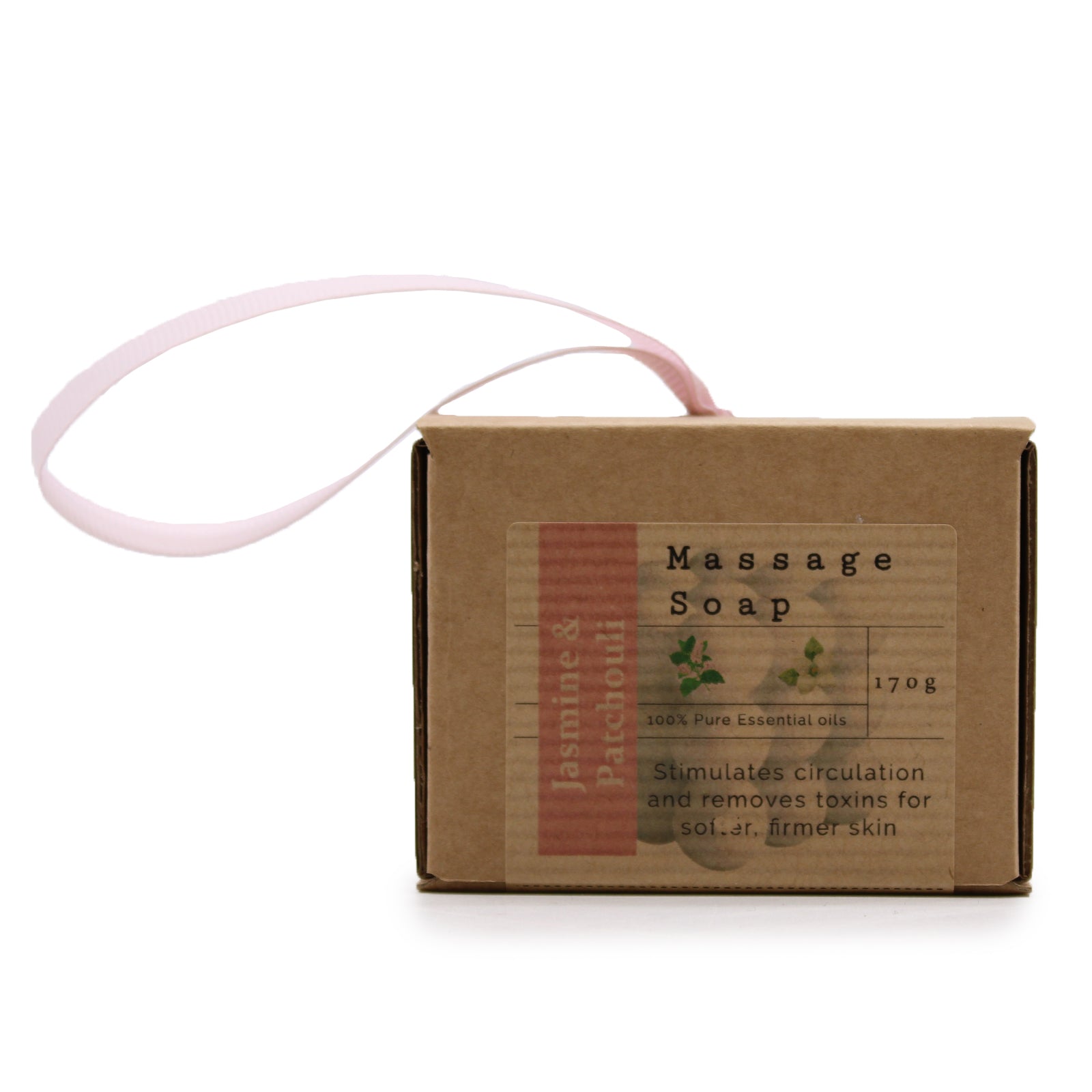 Boxed Single Massage Soaps - Jasmine & Patchouli (170g) | Wellness Haven Store