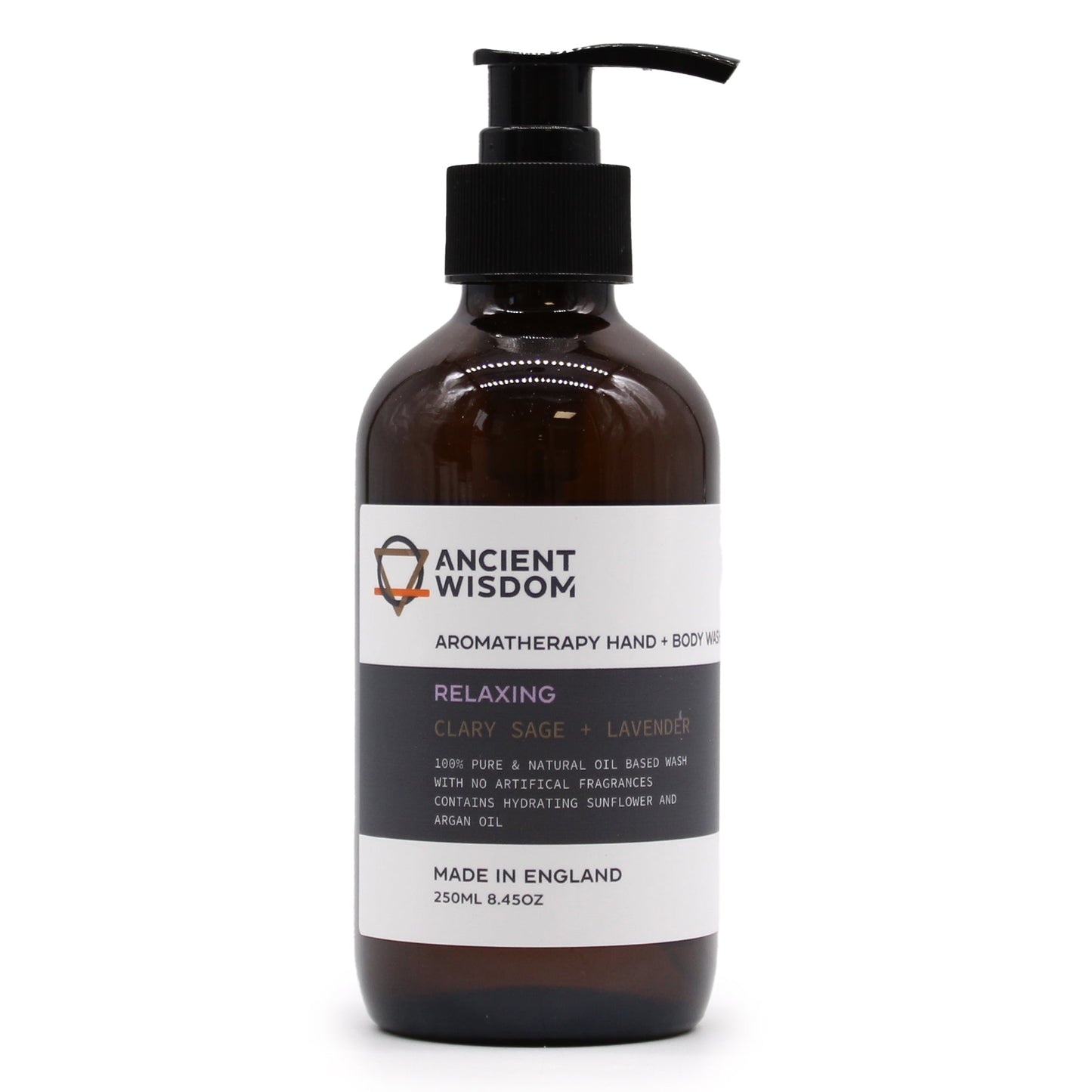 Clary Sage & Lavender Hand & Body Wash (250ml) | Wellness Haven Store