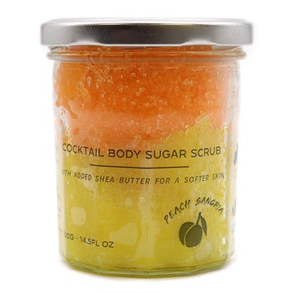 Fragranced Sugar Body Scrub - Peach Sangria (300g) | Wellness Haven Store