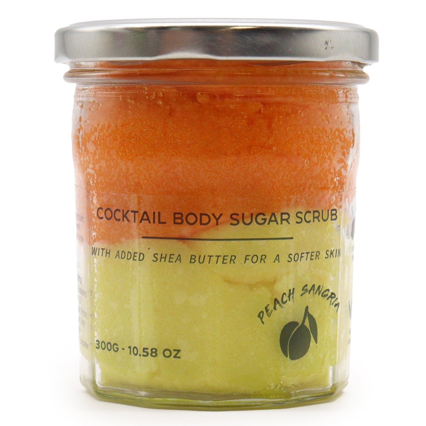 Fragranced Sugar Body Scrub - Peach Sangria (300g) | Wellness Haven Store