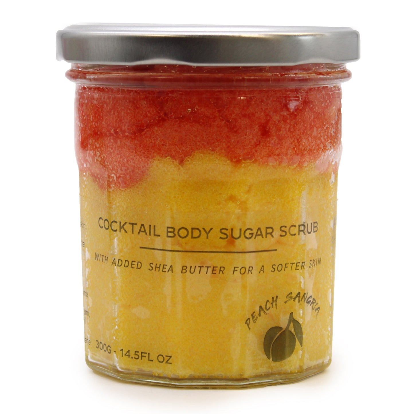 Fragranced Sugar Body Scrub - Peach Sangria (300g) | Wellness Haven Store