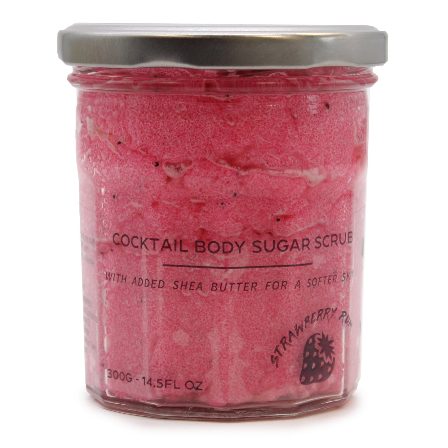 Fragranced Sugar Body Scrub - Strawberry Rum (300g) | Wellness Haven Store