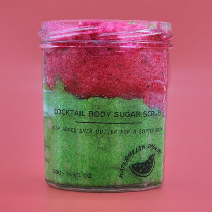 Fragranced Sugar Body Scrub - Watermelon Daquiri (300g) | Wellness Haven Store