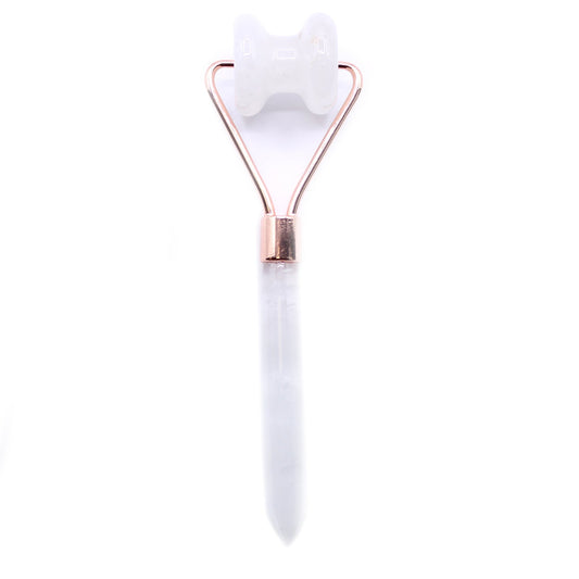 Gemstone Jawline Roller - Rock Quartz | Wellness Haven Store