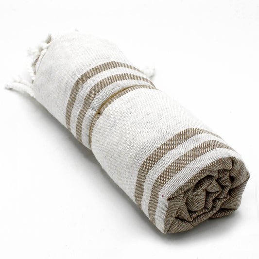 Hamman Spa Towel - Sand (90x170cm) | Wellness Haven Store