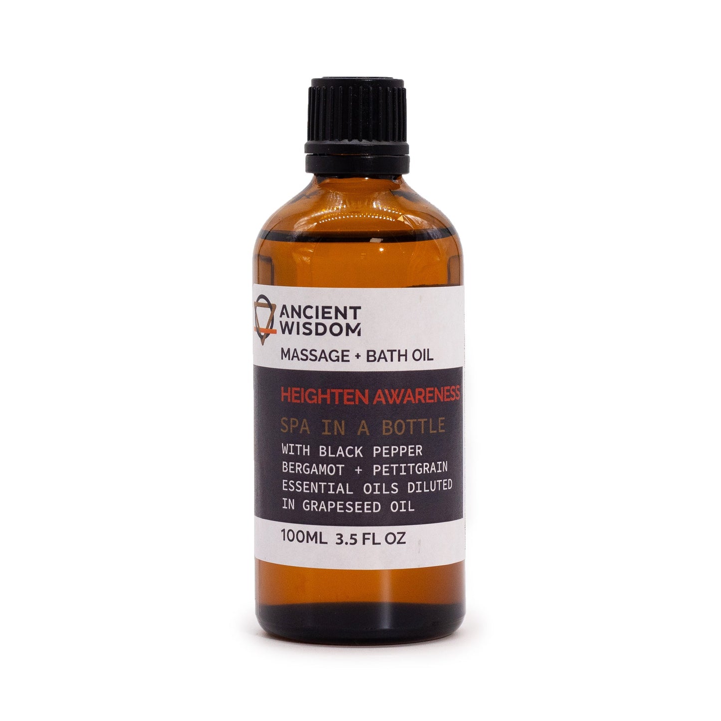 Heighten Awareness Massage Oil - 100ml | Wellness Haven Store