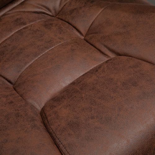 High Back Heated Massage Office Chair with Recline & Footrest – Brown | Wellness Haven Store