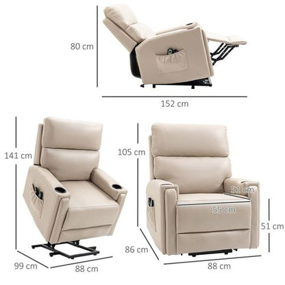 Lift Recliner Chair with Vibration Massage & Heat | Wellness Haven Store