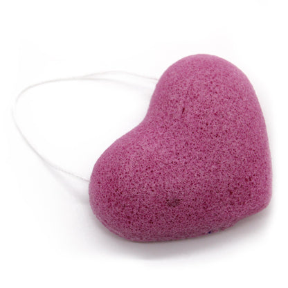 Konjac Heart Sponge - Lavender | Wellness Haven Store