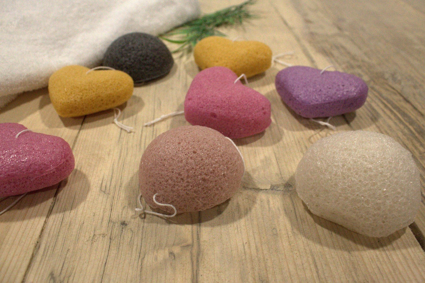 Konjac Heart Sponge - Lavender | Wellness Haven Store