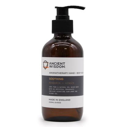 Mandarin & Ginger Hand & Body Wash (250ml) | Wellness Haven Store