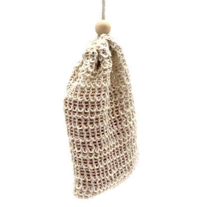 Nature Soap Bag - Washed Jute | Wellness Haven Store