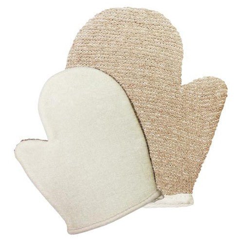 Premium Jute & Cotton Blend Mitt - Brown | Wellness Haven Store