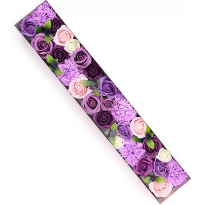 Soap Flowers - Extra Long - Lavender Rose & Carnation | Wellness Haven Store