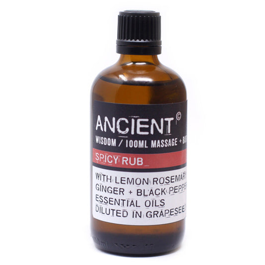 Spicy Rub Massage Oil - 100ml | Wellness Haven Store