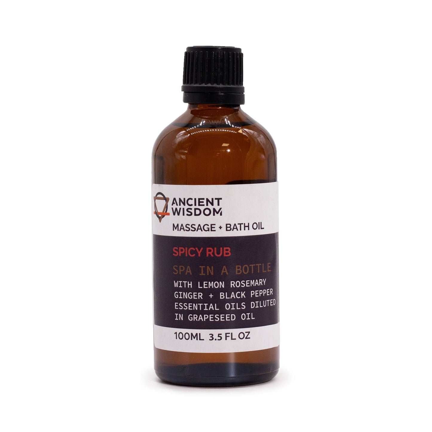 Spicy Rub Massage Oil - 100ml | Wellness Haven Store