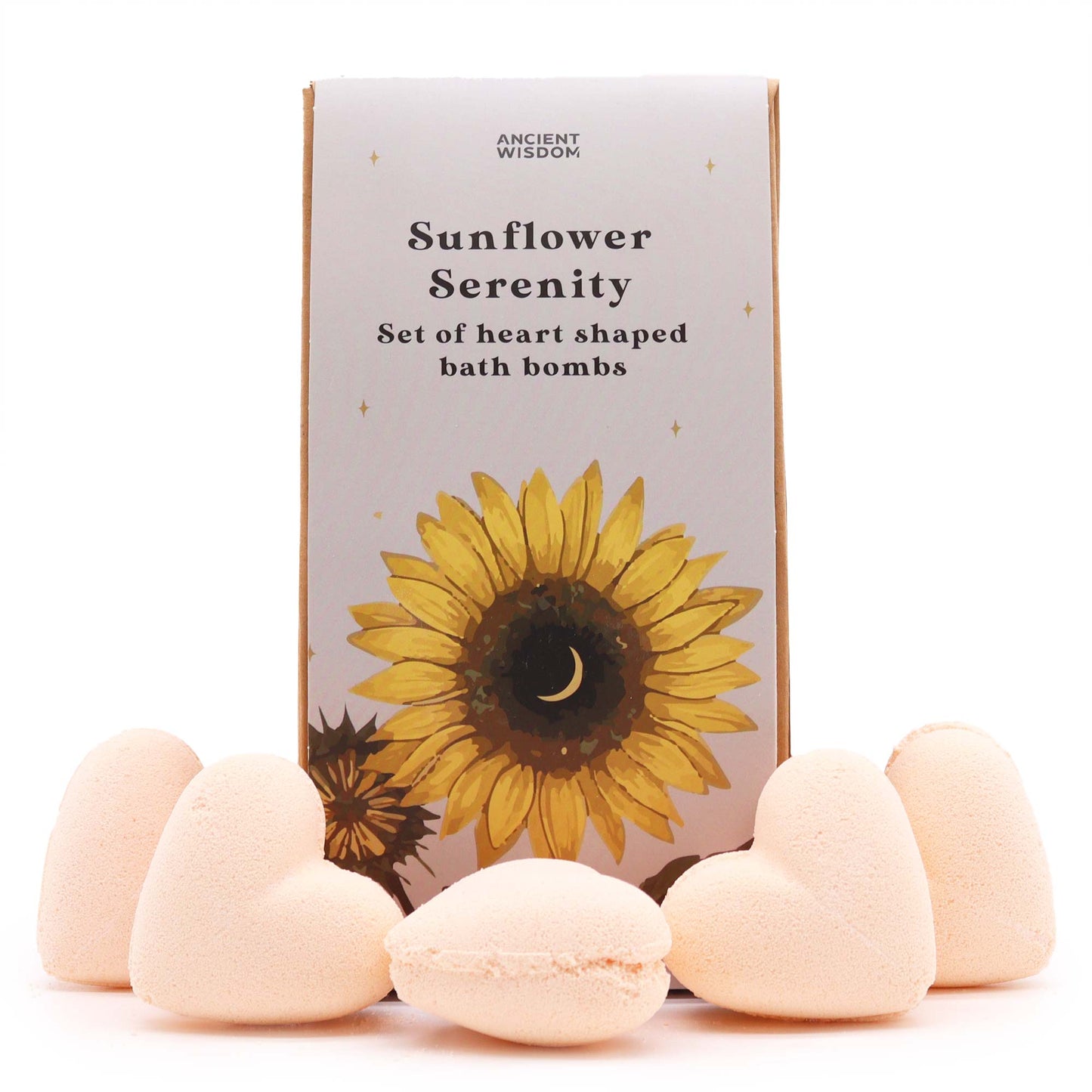 Sunflower Serenity Bath Heart Gift Set | Wellness Haven Store