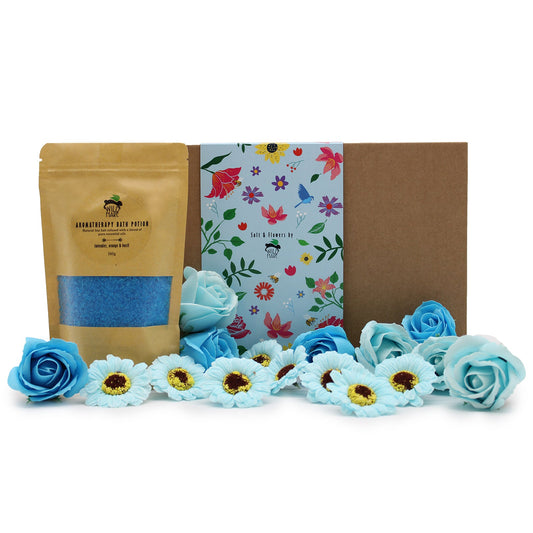 Wild Hare Salt & Flowers Set – Total Unwind | Wellness Haven Store